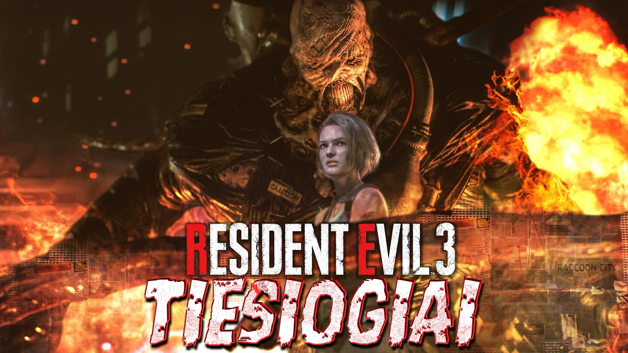 MARATONAS I Resident Evil 3: Remake TIESIOGIAI [Nightmare]