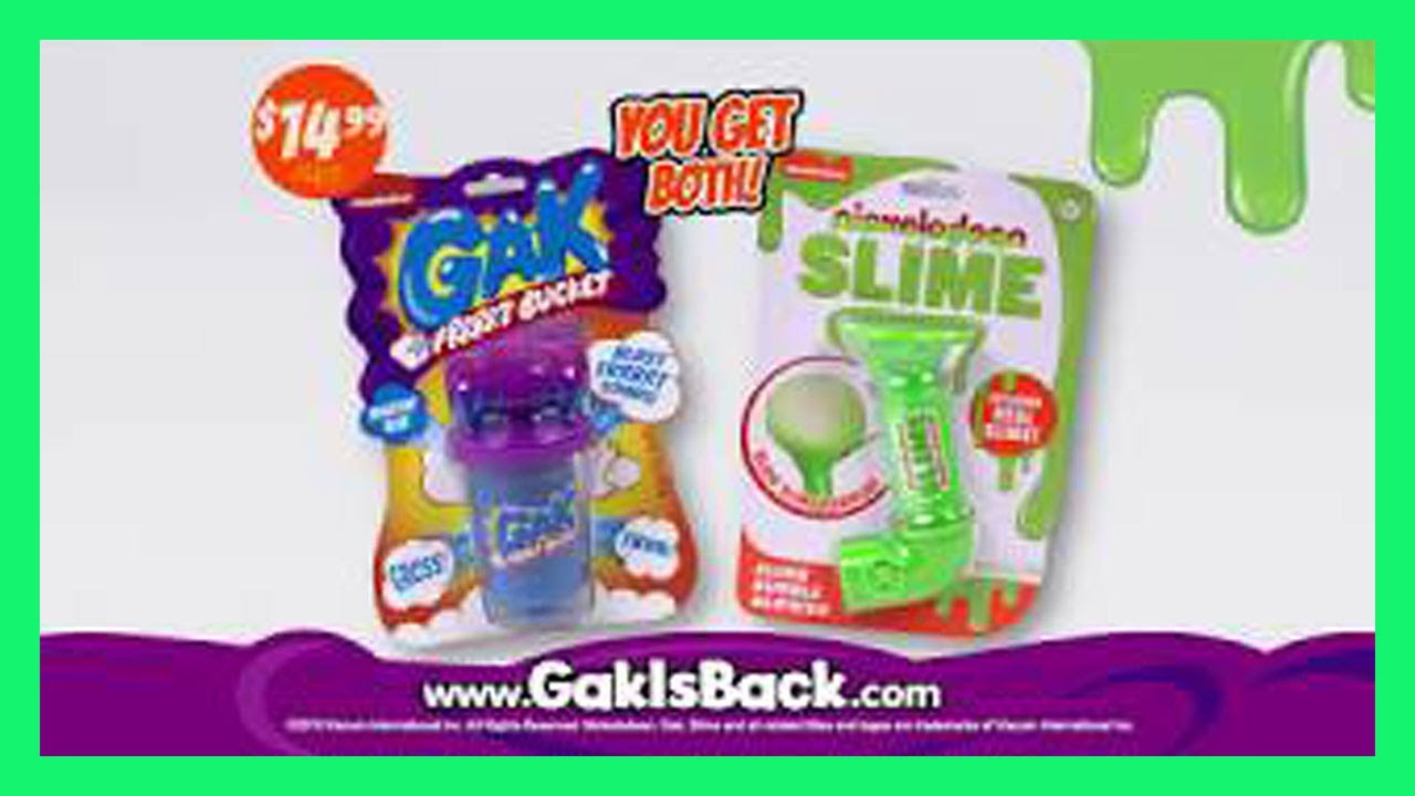 Nickelodeon Gak & Nickelodeon Slime | English | Toys Commercials✅ S...