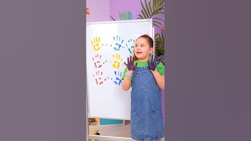 🎨🤲 Color Mixing with Hands – Learning Made Fun!