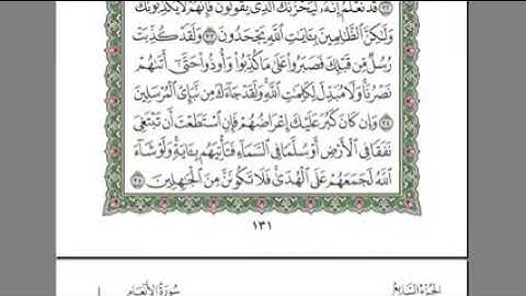 القرآن الكريم الجزء السابع بصوت الشيخ عبدالرحمن السديس