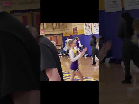 West Hardin Middle School Cheerleaders @ Basketball Game North Hardin