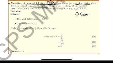 Electricity Exercise Question 3 ! Physics class 10 ! Manipur board 
