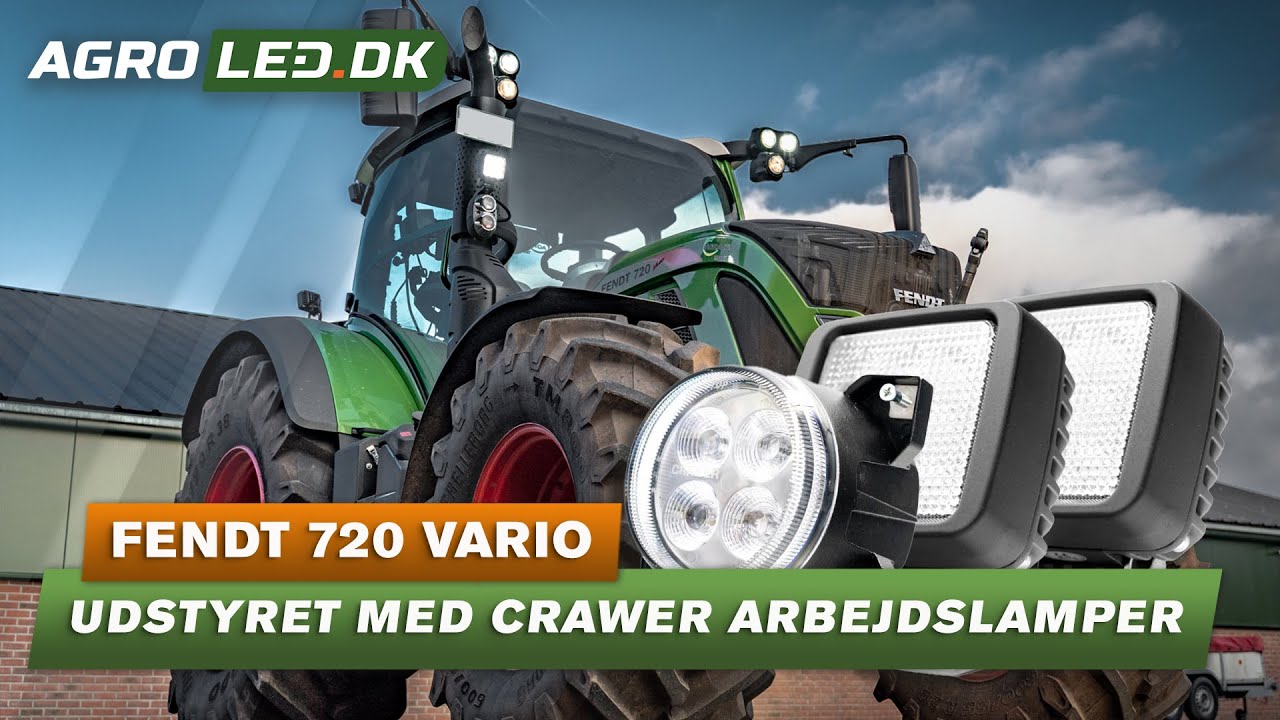følelse prøve Kort levetid Crawer indbygget traktor arbejdslampe 40 watt passende til Fendt, Claas,  New Holland og Steyr - Agroled.dk
