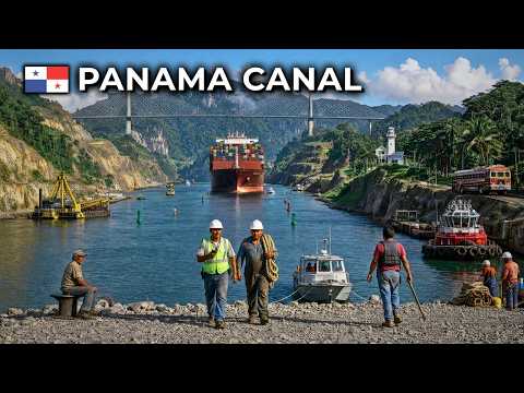 How Giant Ships Climb a Mountain to Cross Panama | PANAMA CANAL