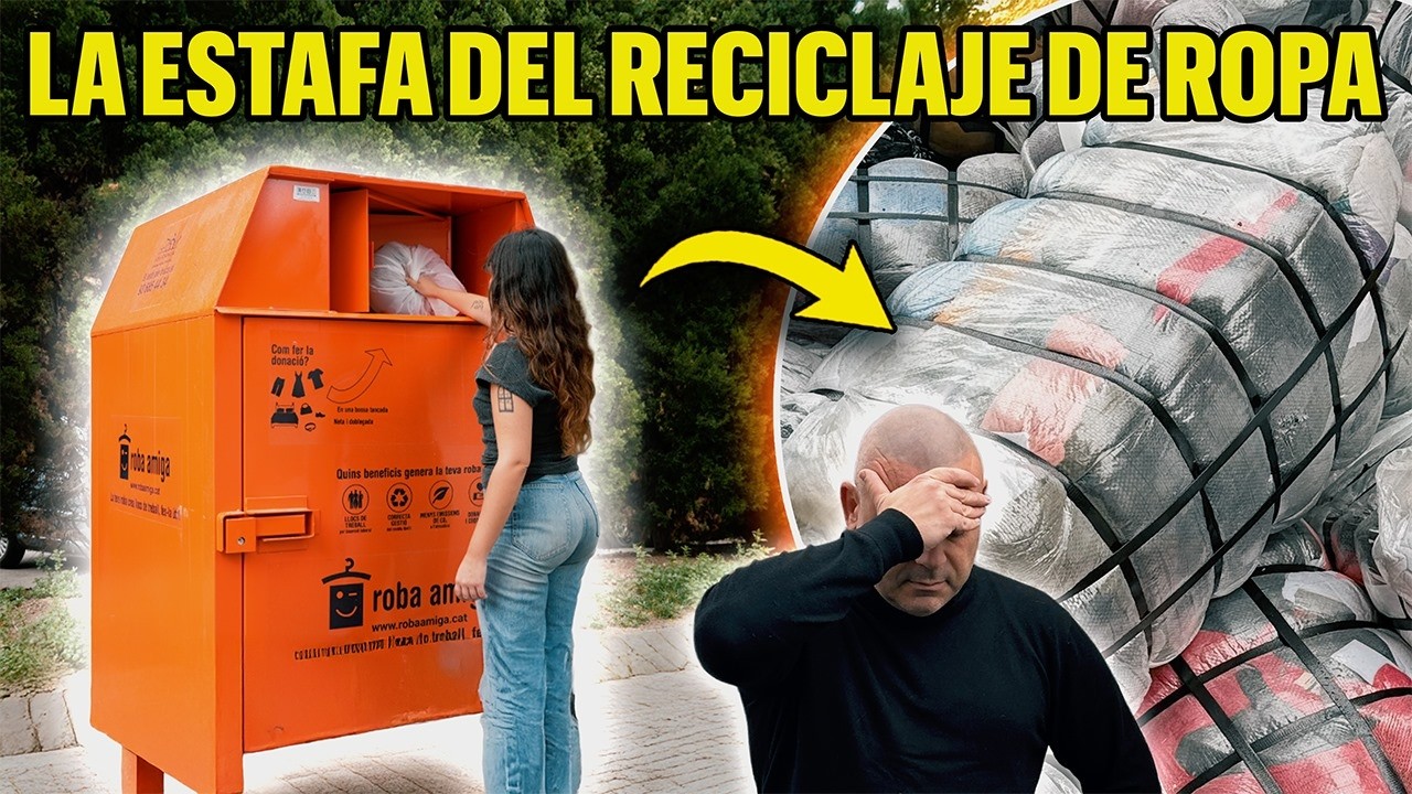 ¿QUÉ PASA CUANDO TIRAS LA ROPA USADA AL CONTENEDOR? EL TIMO DEL RECICLAJE y LA ROPA SOLIDARIA ♻️