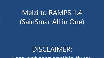 Melzi to Ramps I3 Duplicator Tutorial for BLTouch (Part 1 - Hardware)