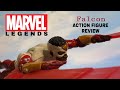 Marvel legends falcon action figure review  stop motion  legendary film studios 