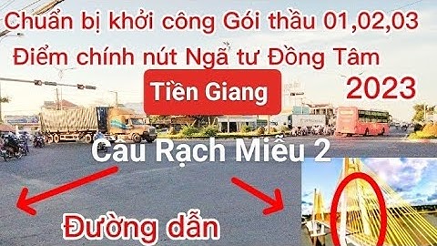 Chuẩn bị khởi công gói thầu 01 đường dẫn Nút chính Ngã tư Đồng Tâm đường tỉnh 870 Tháng 4 gói 02,03