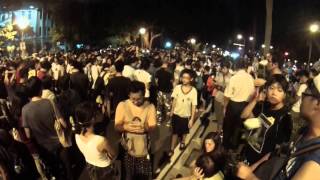 20150730 31~16 #反課綱衝立法院+教育部之戰! #進午夜人數最高達2K #台灣獨立黨主席率祕書長兩人持黨旗來作秀搶鏡頭 1