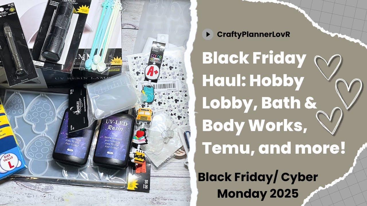 Black Friday Haul (part 1): Hobby Lobby, 