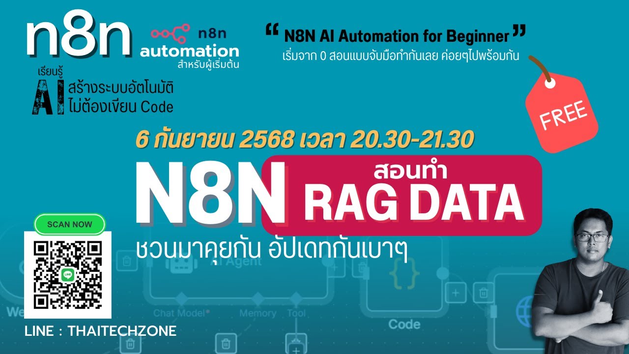 n8n AI automation กันค่ำคืนนี้