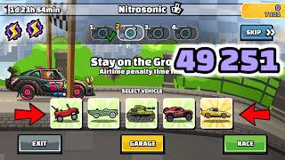 Hill Climb Racing 2 - 49251 (50000) points in NITROSONIC Team Event screenshot 4