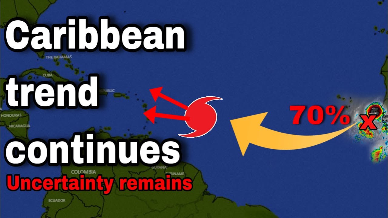 Tropical wave emerges, development expected in the coming days - YouTube