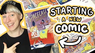 TIPS for STARTING your COMIC ✦ NEW PROJECT REVEAL | illustrator studio vlog