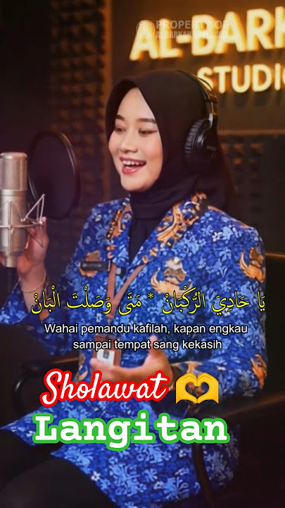 🫶Sholawats Langitan!! Ya Hadiyarrukban - khanifah khani #sholawat #khanifahkhani #shortvideo