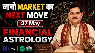 27th May Nifty/ Bank Nifty Financial Astrology और राशि फल view