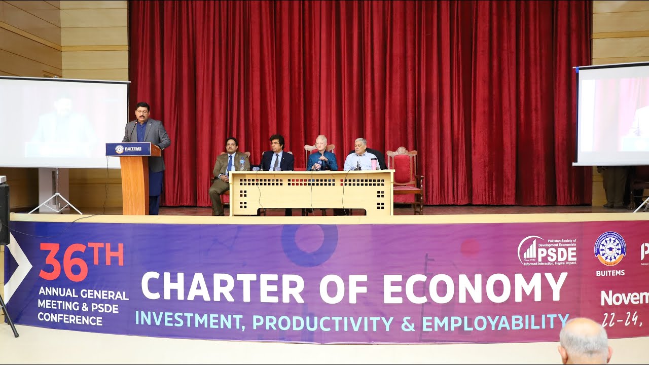 PIDE-PSDE 36th Annual General Meeting & Conference 2022, BUITEMS Quetta