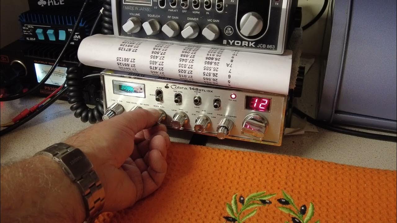 Cobra 148 GTL DX cb radio/sideband radio. YouTube