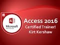 Microsoft Access 2016 Tutorial for Beginners – How to Use Access Part 2