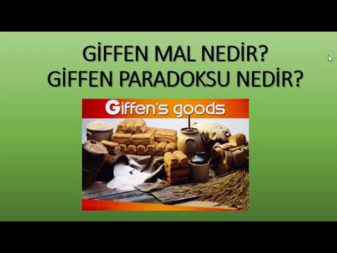 Video: Giffen Malları Nelerdir