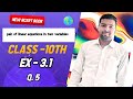 Class 10th maths,Ex-3.1 ,Q)5, pair of linear equations in two variables,ch-3,New NCERT Book