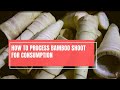 How to make fermented bamboo shoot