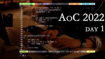 AoC 2022 day 1 | no talking