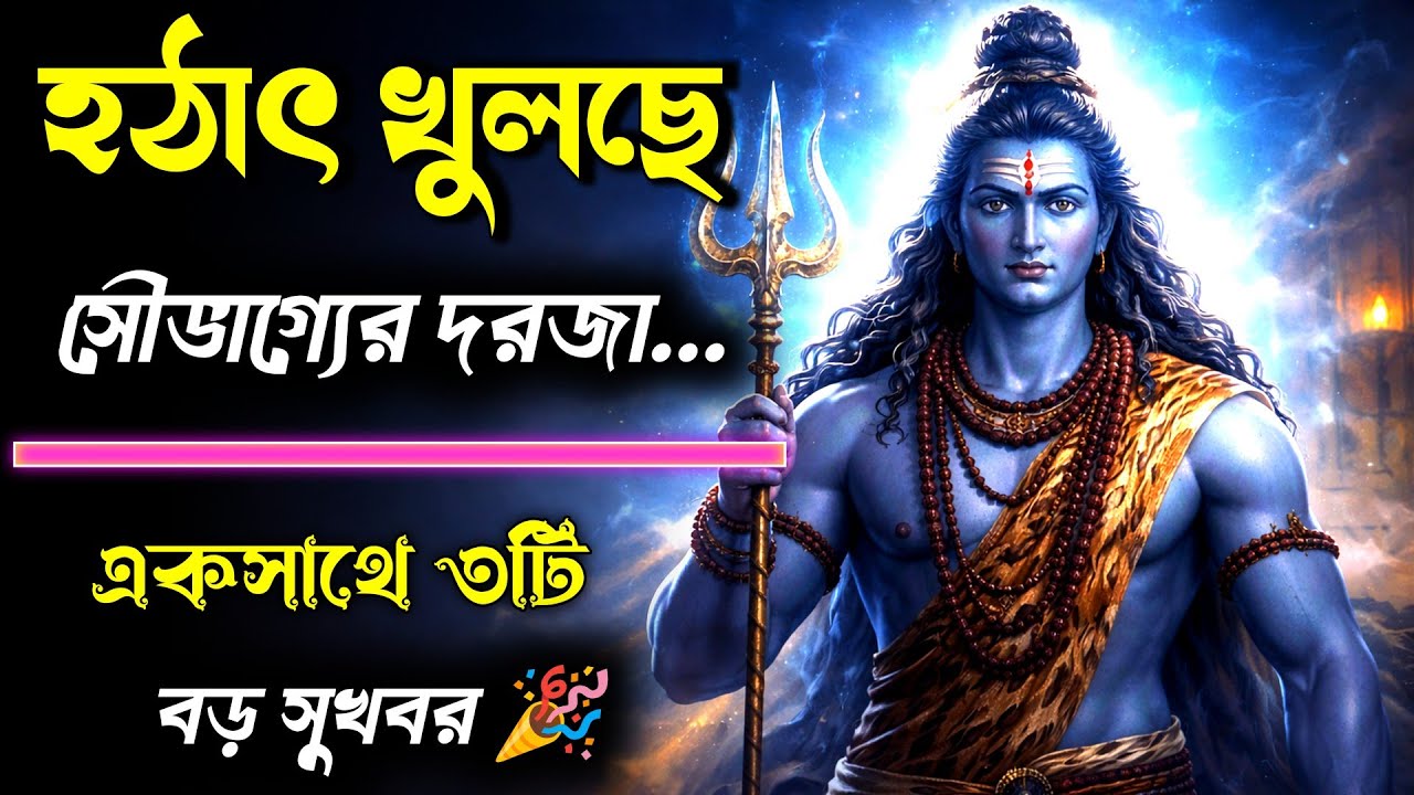 ১১১১ 🕉️ মহাদেবর বার্তা 😱 ৫০ কেজি মিষ্টি বিলি করতে হবে! একসাথে আসছে ৩টি বড় সুখবর…
