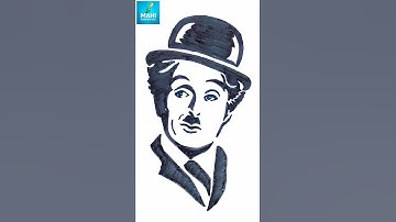 Unbelievable Charlie Chaplin Pencil Art 🎭 | Step by Step