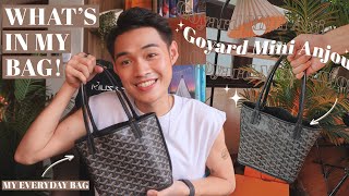 Whats In My Goyard Bag What Fits Inside My Daily Essentials Goyard Mini Anjou Philippines