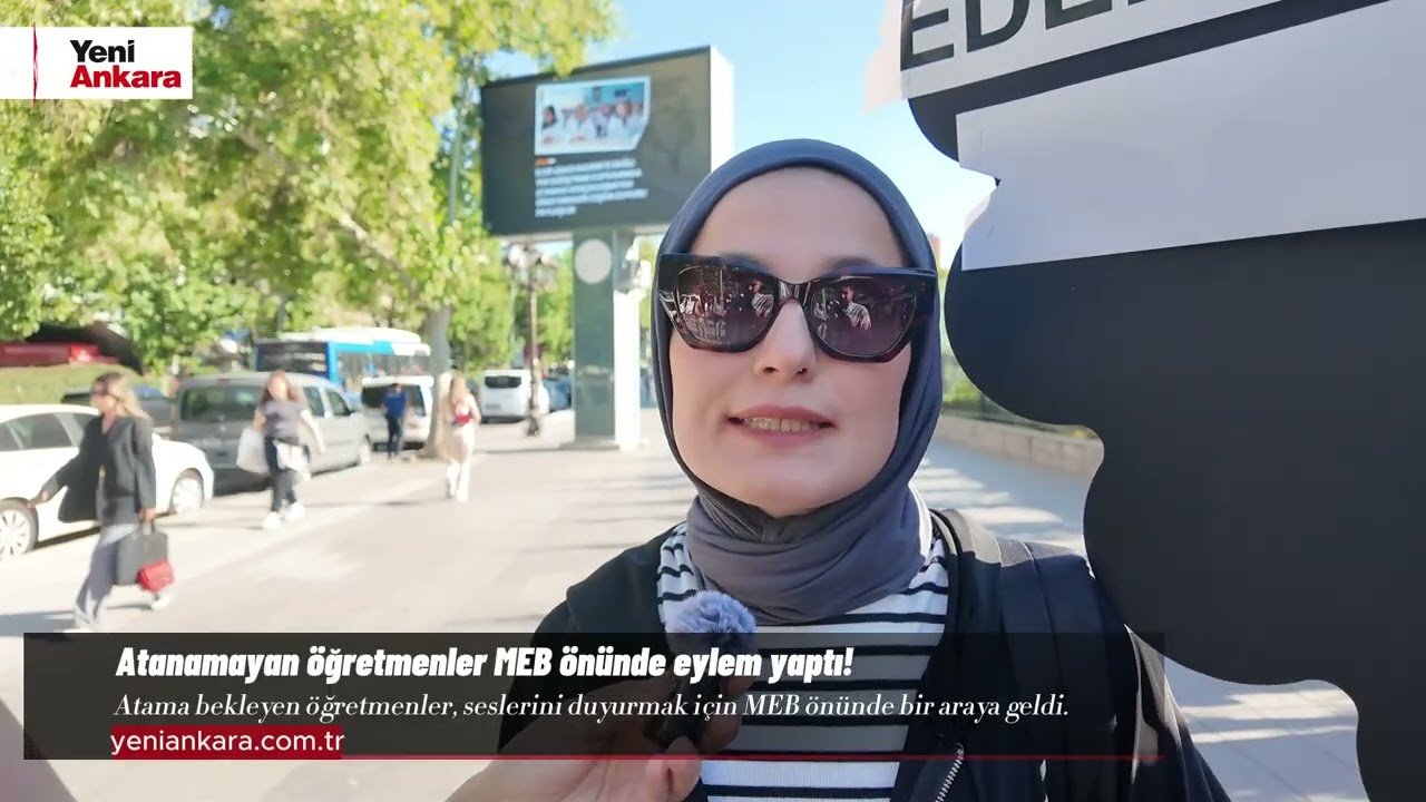 Atanamayan öğretmenler MEB önünde eylem yaptı!