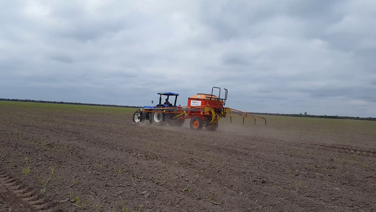 Aplicación YaraBela Nitrodoble en caña de Azúcar