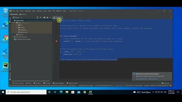 Hola Mundo en PyCharm