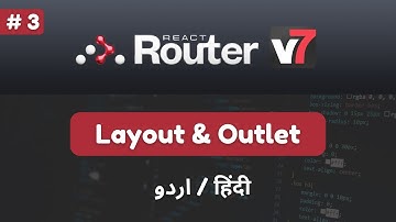 Nested Routes and Outlet | React Router DOM