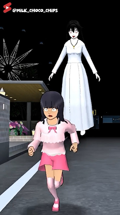 TIPS JIKA KALIAN DIKEJAR HANTU 👻 || SAKURA SCHOOL SIMULATOR || #shorts #milkchocochips  IB: sound