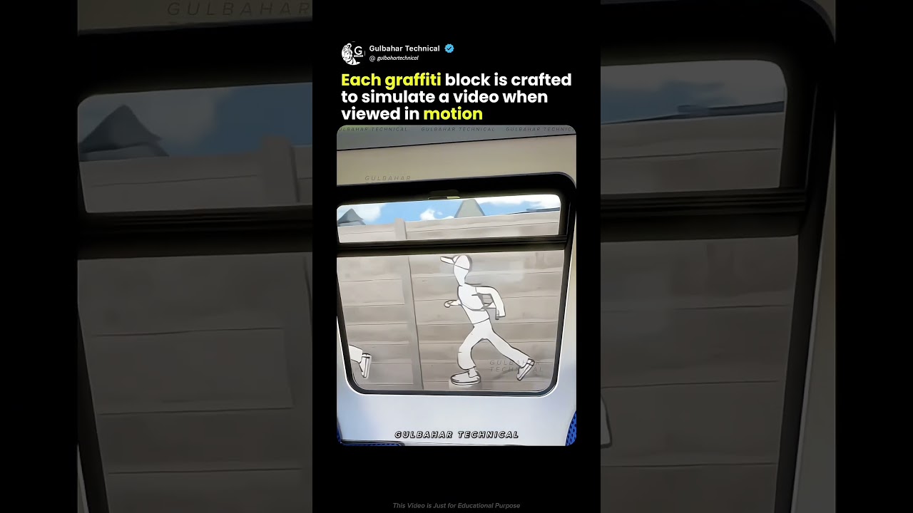Moving Graffiti Blocks Look Like Videos 🎥🔥