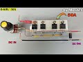 0-60v 50A DC Variable Power Supply with MOSFET x 4, High AMP Adjustable Power Supply