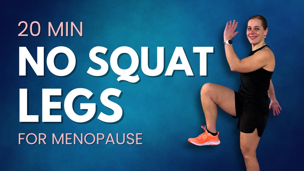 20 MIN No Squat Leg Workout | Joint-Friendly Lower Body Strength for Menopause