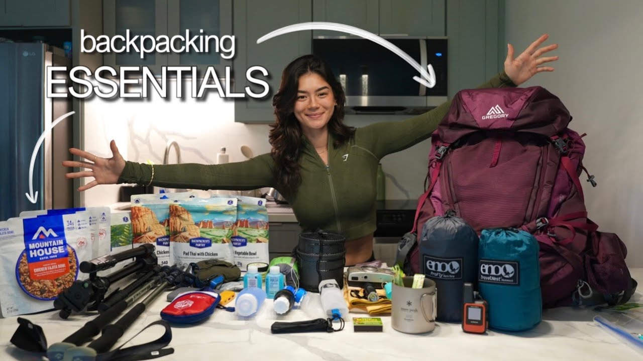 Full Gear List for Solo Backpacking - YouTube
