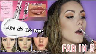 *NEW* BUXOM PLUMP SHOT PLUMPING LIP SERUM TESTED... & Compared to Mac Plumping Lipgloss | FAB IN 5
