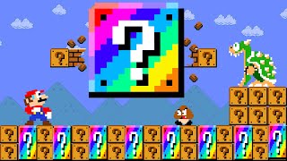 WOW! RainBow Blocks: Super Mario Bros. but there are MORE Custom Question Blocks! | 2TB STORY GAME