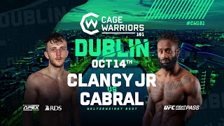 Sean Clancy Jr. vs. Milton Cabral | FULL FIGHT | CW 161 Dublin