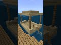 SIMPLE MINECRAFT BOAT | ⛵ #shorts