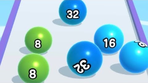 BALL RUN 2048  - All  Levels Gameplay IOS  (Levels 129 -133).