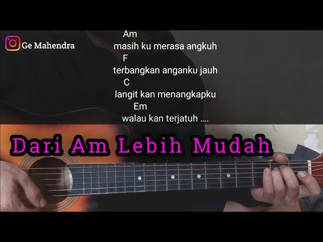 Kunci Gitar BINTANG DI SURGA - NOAH | Versi Chord Pemula class=