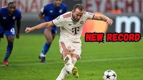 Harry Kane scores 4 goals in Bayern Munich's 9-2 rout of Dinamo Zagreb, breaks Wayne Rooney's record