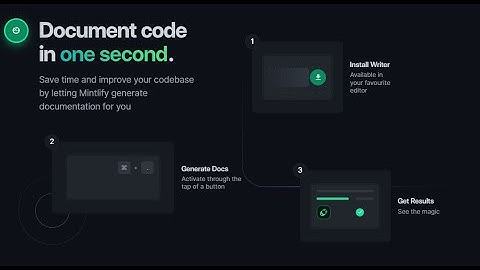 Automatic code documetation - mintlify