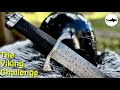 Forging an amazing mosaic damascus viking sword