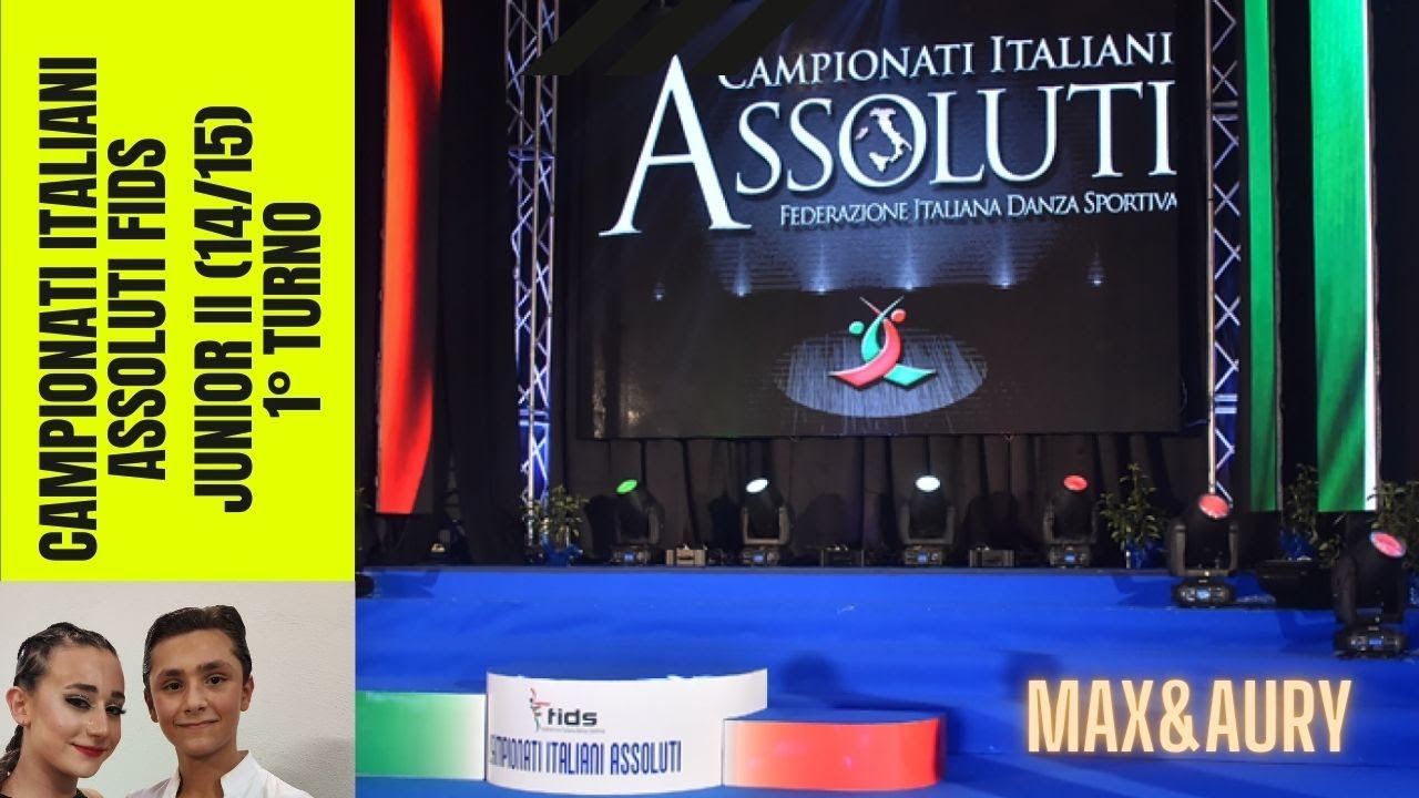 CAMPIONATI ITALIANI ASSOLUTI FIDS 2023 - Junior II Danze Latine - 1° Turno
