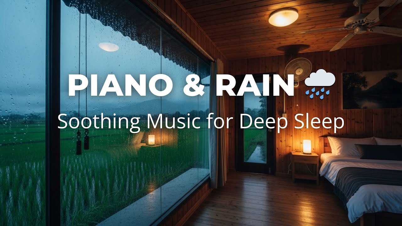 Relaxing Piano & Rain Sounds 🌙 Magical Music for Deep Sleep ...